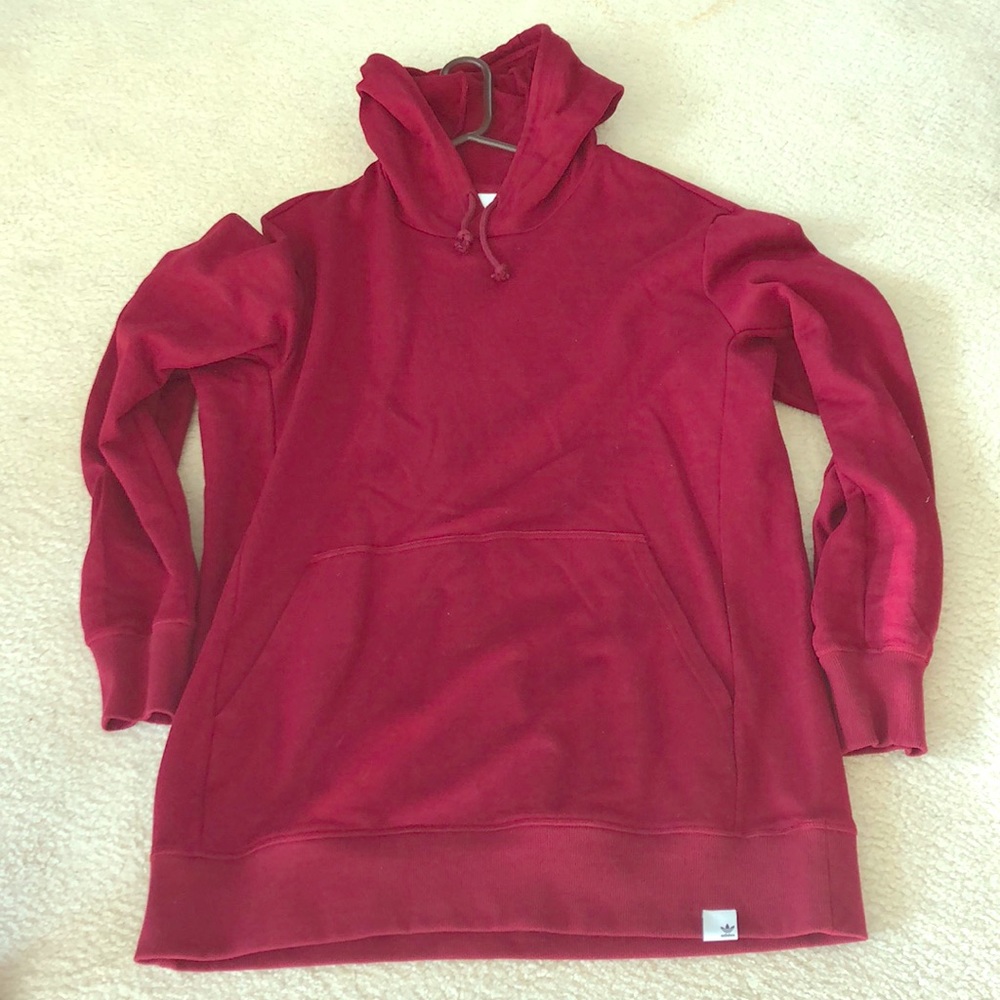 Adidas red ZNE hoodie